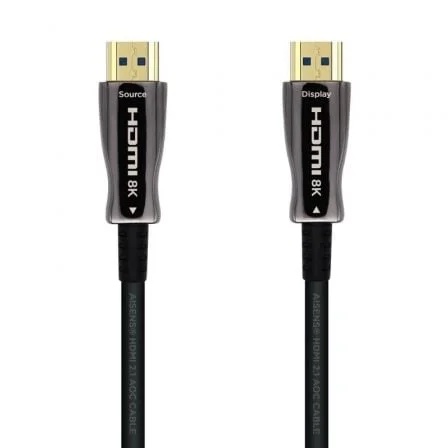 Cable HDMI 2.1 AOC 8K Aisens A153-0515/ HDMI Macho - HDMI Macho/ 10m/ Negro