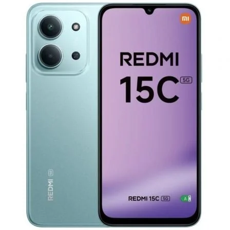 Smartphone Xiaomi Redmi 15C 4GB/ 256GB/ 6.9"/ 5G/ Verde