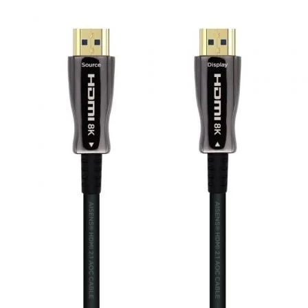 Cable HDMI 2.1 AOC 8K Aisens A153-0522/ HDMI Macho - HDMI Macho/ 60m/ Negro
