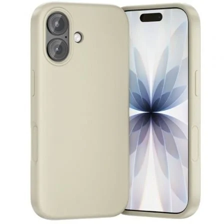 Funda Silicona con Magsafe Vention KVCNCB-10/ Compatible con iPhone 17/ Beige