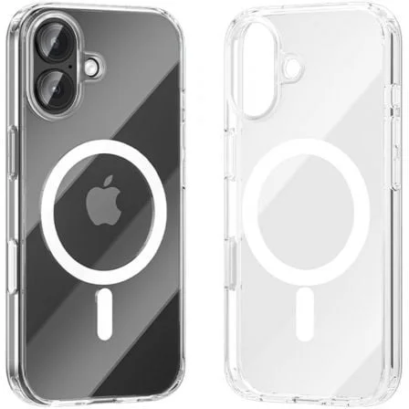 Funda Dura con Magsafe Vention Concise Impact KVBTCB-10/ Compatible con iPhone 17/ Transparente