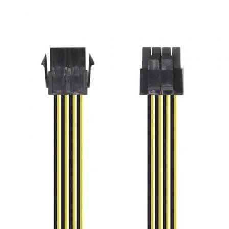 Cable de Alimentación Microprocesador Aisens A131-0419/ Molex -4+4 PIN Macho - Molex 8 PIN Hembra/ 30cm