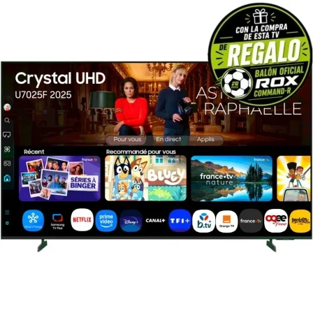 Televisor Samsung Crystal UHD U7025F TU43U7025FK 43"/ UltraHD 4K/ Smart TV/ WiFi