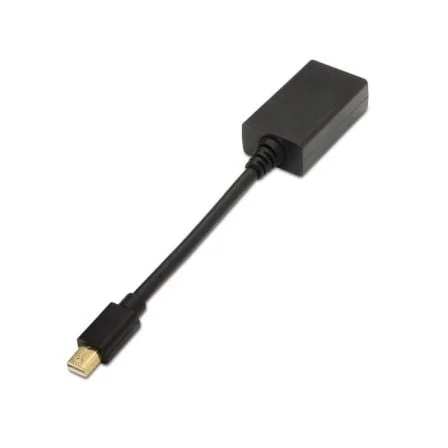Conversor Aisens A125-0137/ Mini DisplayPort Macho - HDMI Hembra/ 15cm/ Negro