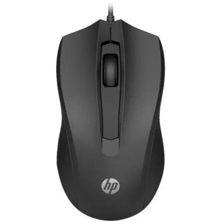 Ratón HP 105/ Hasta 1600 DPI/ Negro
