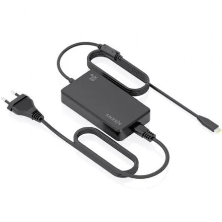 Cargador de Portátil GaN Aisens ASCH-1PD90D069-BK/ 1xUSB Tipo-C/ 90W/ Automático/ Voltaje 5-20V
