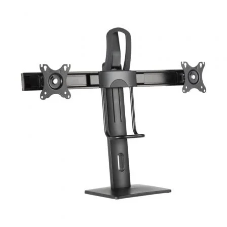Soporte de Sobremesa con Contrapeso para 2 Monitores Aisens DT27TSR-065/ Giratorio/ Inclinable/ hasta 6kg