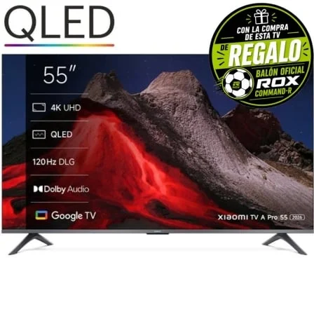 Televisor Xiaomi QLED TV A Pro 55 2026 55"/ Ultra HD 4K/ Smart TV/ WiFi