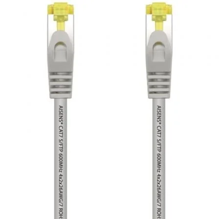 Cable de Red RJ45 S/FTP Aisens A146-0332 Cat.7/ 25cm/ Gris