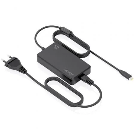 Cargador Sobremesa GaN Aisens ASCH-1PD100D070-BK/ 1xUSB Tipo-C/ 100W
